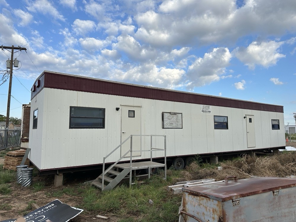 Mobile Office 11×55 Foot Trailer. Two Offices One Restroom