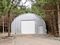 25x30x14 DuroSPAN Steel Arch Clear Span Building Kit Workshop End Walls included