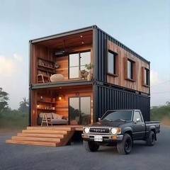 Prefab House 2 Story Container Home Modern Modular Detachable Container House