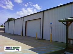 Steel Factory Mfg 60x125x16 Prefab Commercial Building Truck Storage Auto Repair