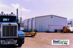Steel Factory Mfg 50x75x14 Metal Frame I-beam Workshop Storage Garage Building