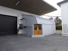 20x48x16 Engineered Steel Building Kit | DuroSPAN Clear-Span Arch Open DIY Ends