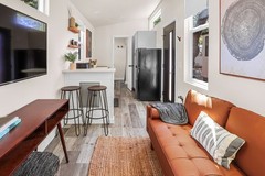 New Forever Tiny Home on Wheels 32′ studio Single Story with full kit & bath