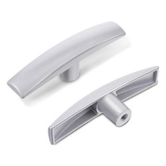 Tecledsn 2PCS RV Waste Water Valve Handles, Tank Handles Silver