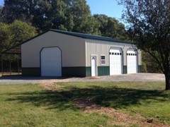 3 separate bay 54X46X16 Metal building (Message for a discounted price)
