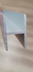 aluminum H CHANNEL FOR PUTTING 2 PANELS OR PIECES OR WOOD TOGETHER