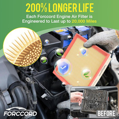Cabin & Engine Air Filter Fit for 2024 2025 2026 Mazda CX-90; 2025 2026 CX-70 Ac