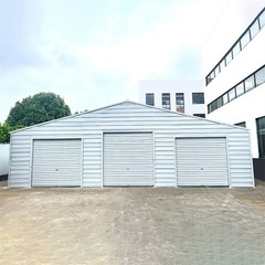 39’x39’x15′ Metal Barn Heavy Duty Steel Building w/ 3 Rolling Doors Storage Shed