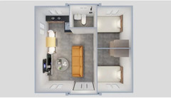 Expandable Container Home – Modern, Portable, and Eco-Friendly Living 20ftx 20ft