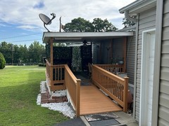 80×14 Single Wide Mobile Home 2 Car Garage & 25×10 Storage Building & Carport