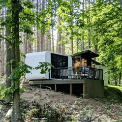 13x7x8FT Prefab Tiny House Cabin Pod Glass Bath Bedroom Modern Outdoor PRESALE