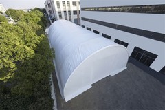 82x40x20FT Large Outdoor Equipment Shelter w/ Galvanized Steel Frame & PVC Cover