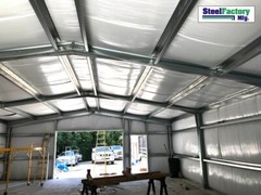 Steel Factory Mfg 40x60x14 Metal Frame Commercial Garage Storage Building
