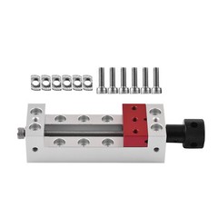 Drill Press Vise 2.56-Inch Jaw Width Flat Clamp Vise for Carving Q6Q7