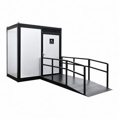 ADA Portable Restroom Handicap Accessible Toilet w/ Sink Light Vent Fan Outdoor