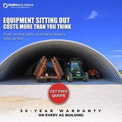 51x150x17 DuroSPAN Off-Grid Steel Home Farm Building Kit Open Ends Direct