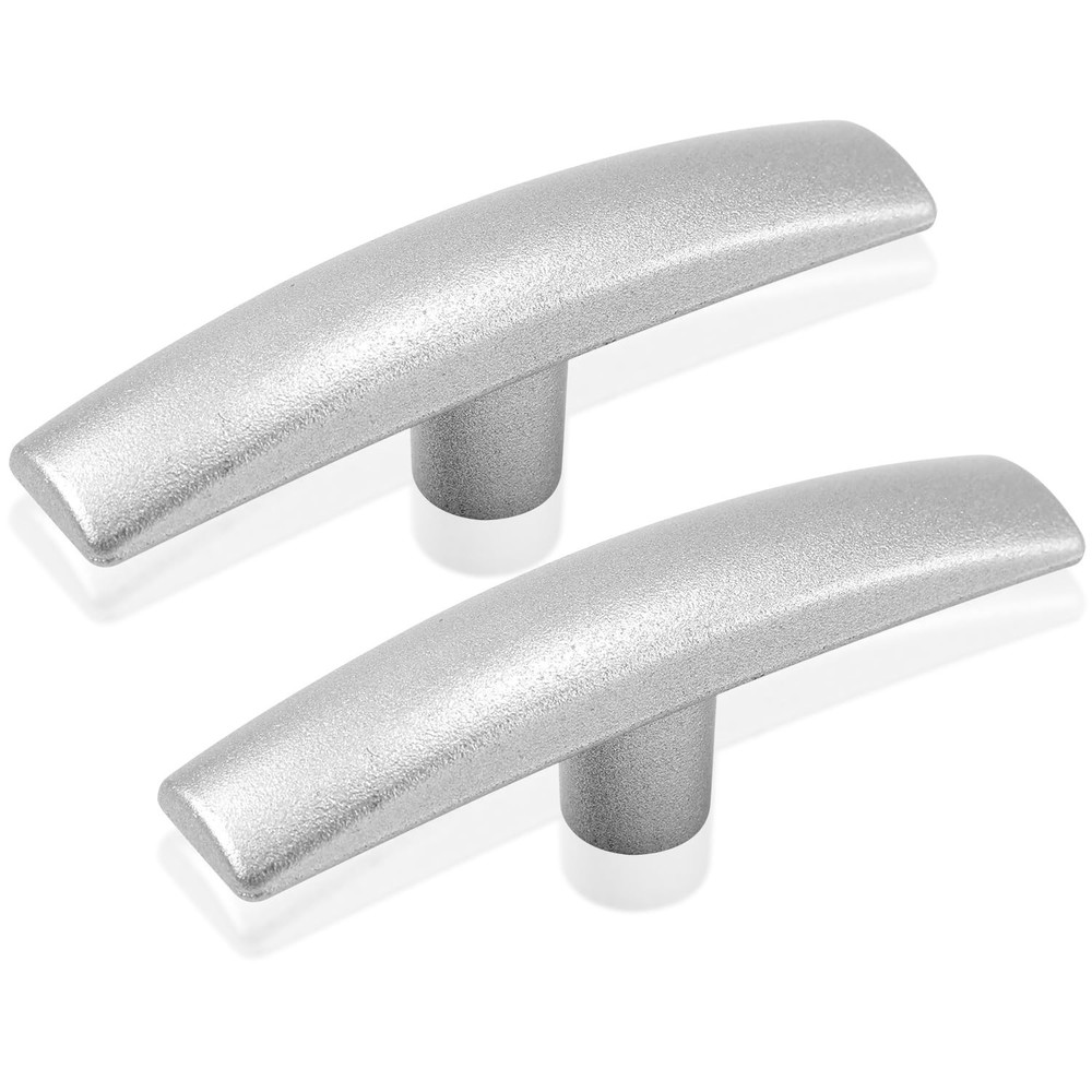 RV Waste Valve Handle 2PCS Replacement Fits 1/2 2 3 Inch Sewer Silver Set NEW