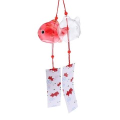 Wind Chime Chimes Japanese Glass s Style Goldfish Garden Hanging Decor