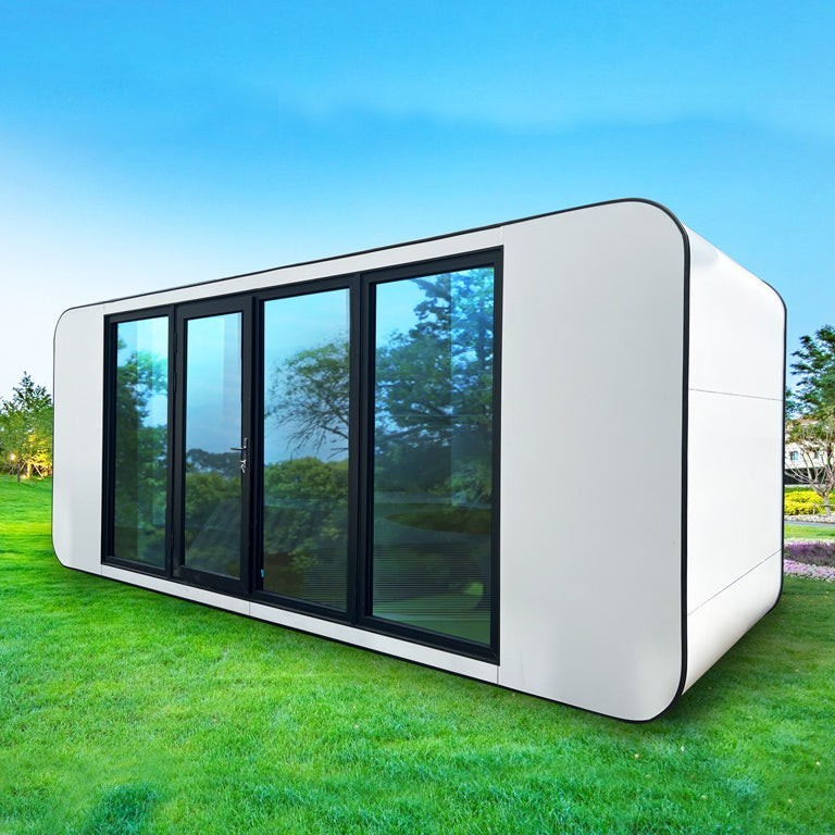 20x7x8FT Prefab Tiny House Cabin Pod Glass Bath Bedroom Modern Outdoor PRESALE