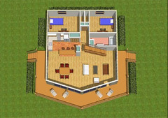 Pre-panelized stick lumber & sheathing house building kit deliverd anywhere FREE
