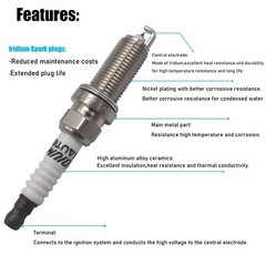 UF640 Ignition Coil Pack 5149199AA and Iridium Spark Plugs Set Of 3 Fit For D…