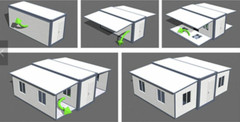Expandable Container Home – Modern, Portable, and Eco-Friendly Living 20ftx 20ft