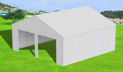 45′ x 25’x 14′ Metal Car Garage/Outdoor Storage Shed/Heavy Duty Galvanized Steel