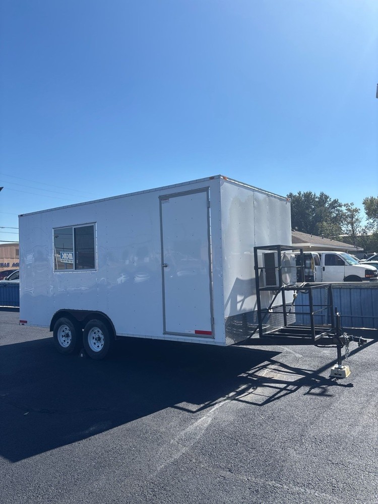 MOBILE OFFICE TRAILER 8′ x 16′ UNIT- IN STOCK
