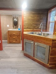Finished 12×32 Portable Building Tiny House with full loft