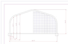 30x42x15 DuroSPAN Steel Arch Building Kit Clear Span With Ends Walls Included