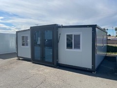 20x19x8Ft Expandable PopUp Modular Tiny House Mobile Office Shelter Storage Shed