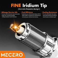 Ignition Coil Iridium Spark Plug Pack Set of 8 Compatible with Toyota Lexus 2…