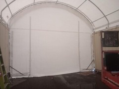 20’x40′ (15 oz PVC) Upgraded Shipping CONTAINER MOUNTED shelter Fabric canvas