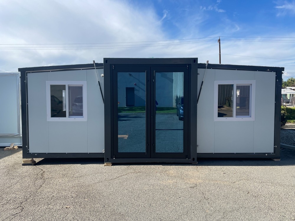 20x19x8Ft Expandable PopUp Modular Tiny House Mobile Office Shelter Storage Shed