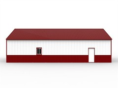 51x31FT Metal Barn Garage w/ Electric Roll-Up Door for Farm & Industrial Storage