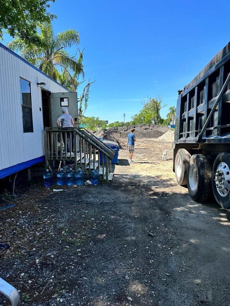 mobile office trailer steps
