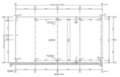 50′ x 90′ prefab steel buildings w/ crane support