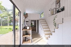 The Retreat Premium Tiny Home 377SF Towable Heated Floors $84,900 FREE SHIP