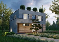 2240 SQ.FT ECO SOLID TIMBER AIRTIGHT PANEL HOUSE KIT. MASS WOOD CLT HOME, PREFAB