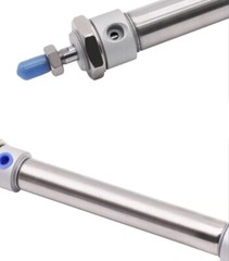 MA Series Double Acting Air Mini Pneumatic Cylinder Bore 16-40mm With Magnetic
