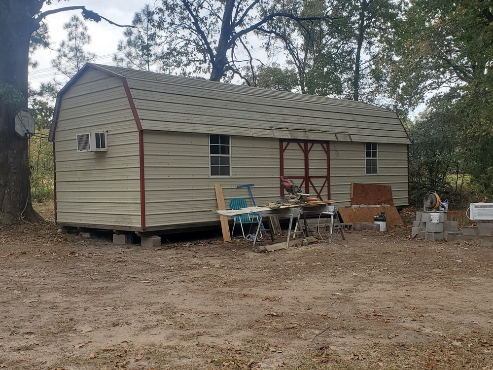 Finished 12×32 Portable Building Tiny House with full loft