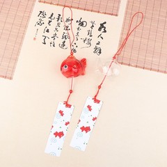 Wind Chime Chimes Japanese Glass s Style Goldfish Garden Hanging Decor