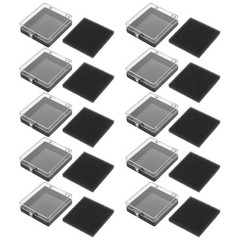 10 Pcs Medal Pin Display Box Badge Storage Case Collection Holder Lapel