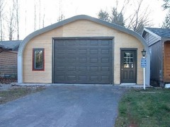 25x20x13 Engineered Steel Building Kit | DuroSPAN Clear-Span Arch with End Walls