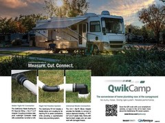 Fernco QwikCamp RV and Camper Sewer Waste Plumbing Connection RVKIT1, Black