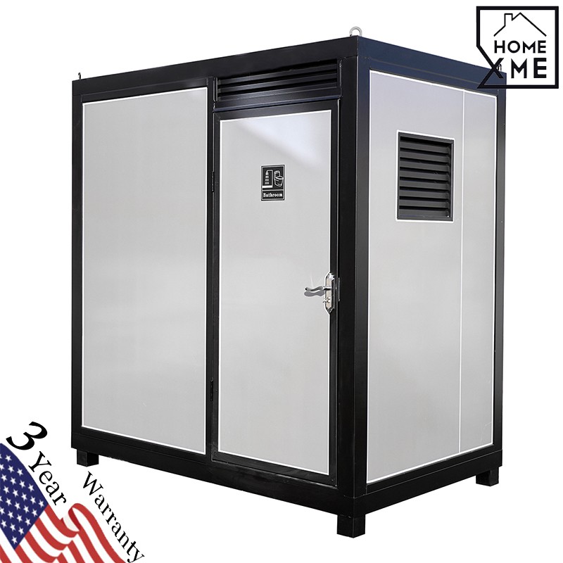 All-in-1 Portable Toilet & Outdoor Shower Room Q235 Steel Frame Remote Cabins