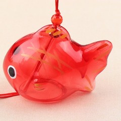 Wind Chime Chimes Japanese Glass s Style Goldfish Garden Hanging Decor