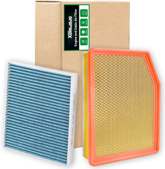 Cabin & Engine Air Filter Set Fits Compatible with Silverado Suburban 2021