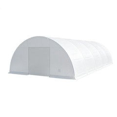 W40’xL80’xH20 Single Truss Arch Canvas Equipment Storage Shelter Steel Warehouse