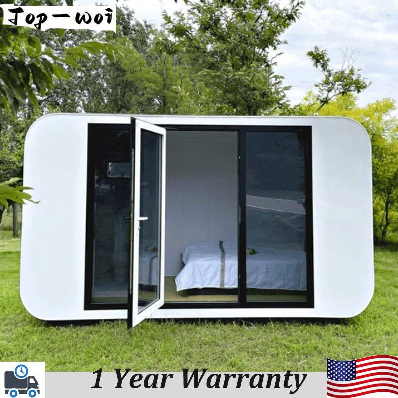 13ft x 7.4 ft Tiny House Pod House Cabin Prefab House Outdoor Living & Working